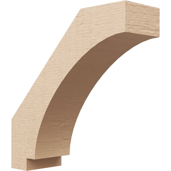 Ekena Millwork 5-inch W x 16-inch D x 16-inch H Imperial Rough Cedar Woodgrain TimberThane Knee Brace, Primed BRCUR05X16X16IMPRCPR - main